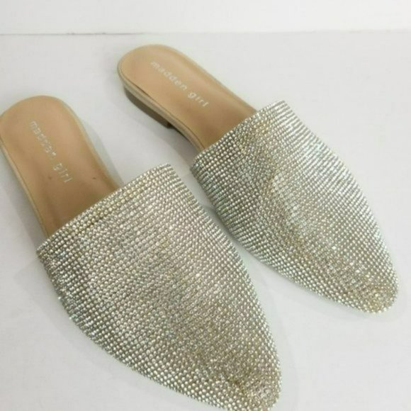 Madden Girl Tania Studded Mules -6 - Picture 6 of 8